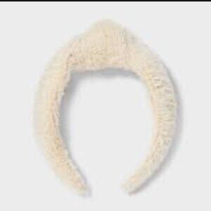 Universal Thread Cream Fuzzy Textured Headband - NWT